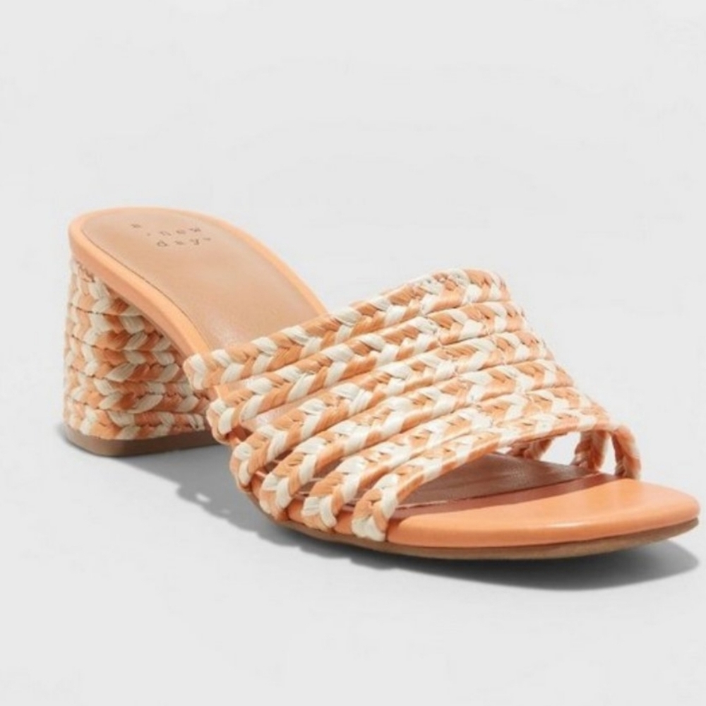 Women's Rachel Mule Heels - Universal Thread™ Pink Coral